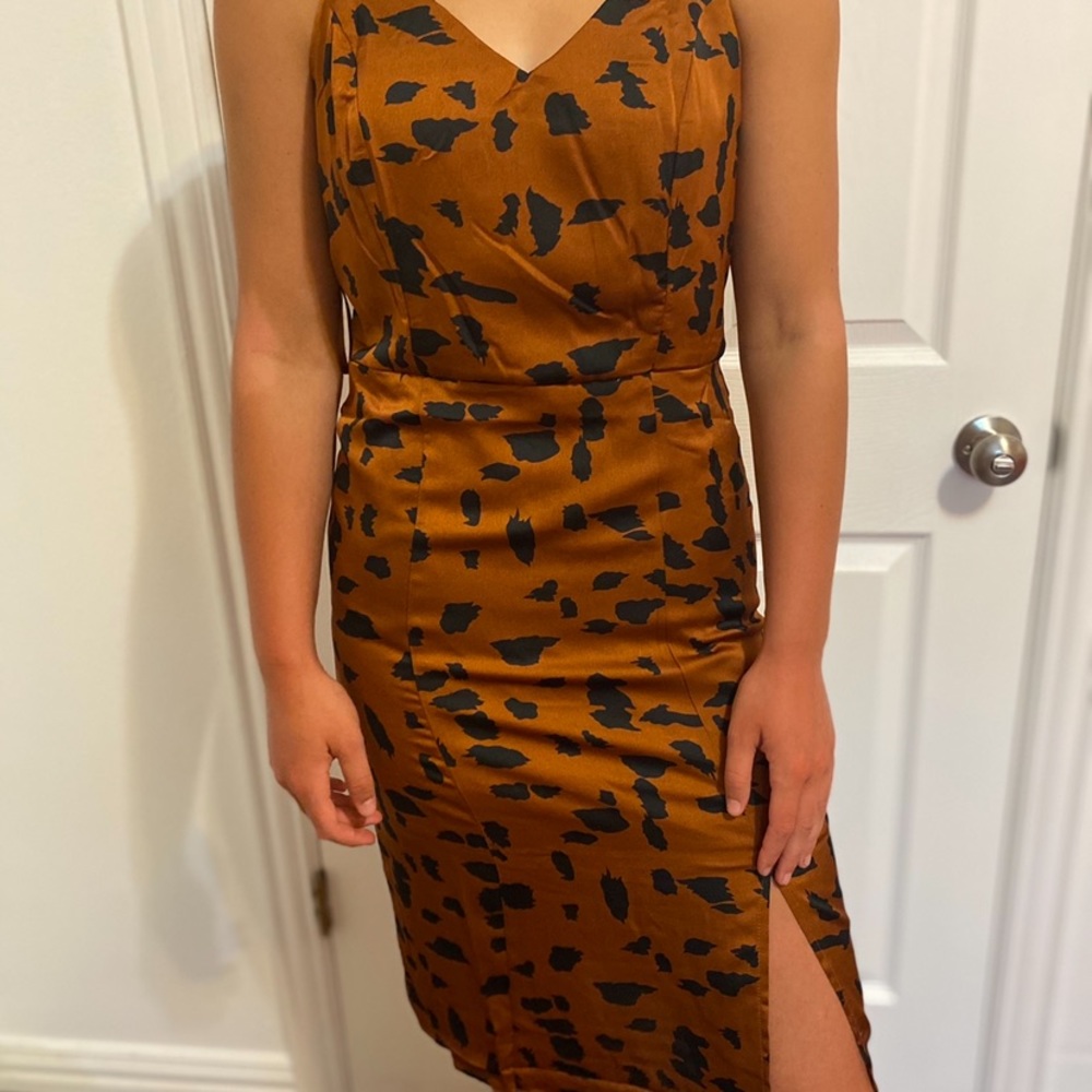 NWT She+Sky Dress w/ Slit